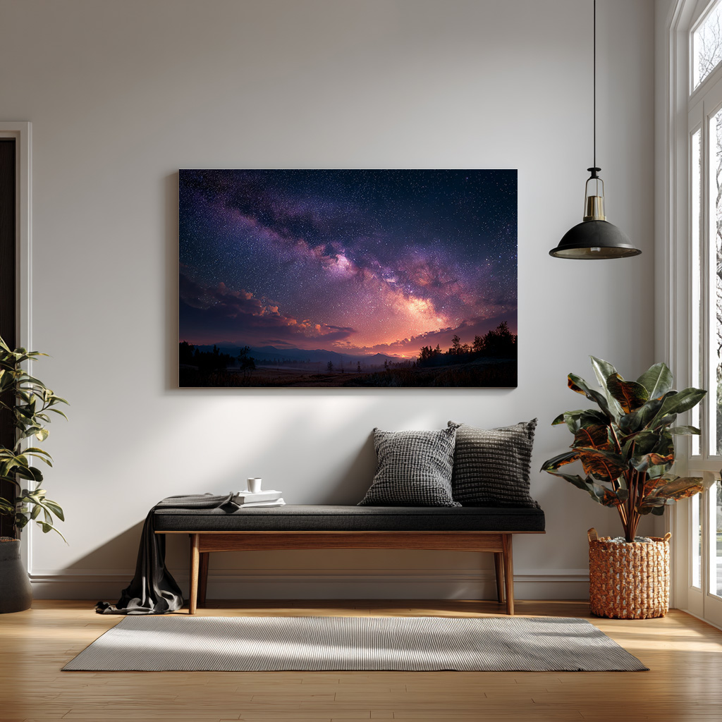 Cosmic Horizon – Milky Way Night Sky Wall Art
