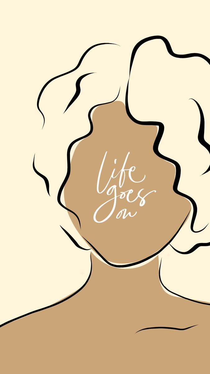 Modern Minimalist Wall Art – “Life Goes On”