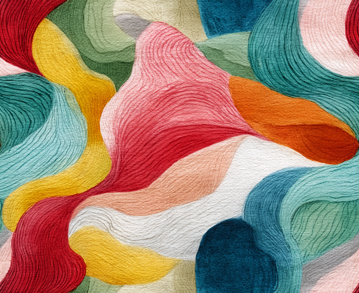 Vibrant Abstract Color Flow Wall Art – Modern Multicolor Design