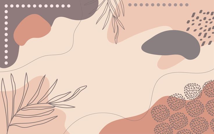 Abstract Neutral Botanical Art Print – Modern Minimalist Wall Décor