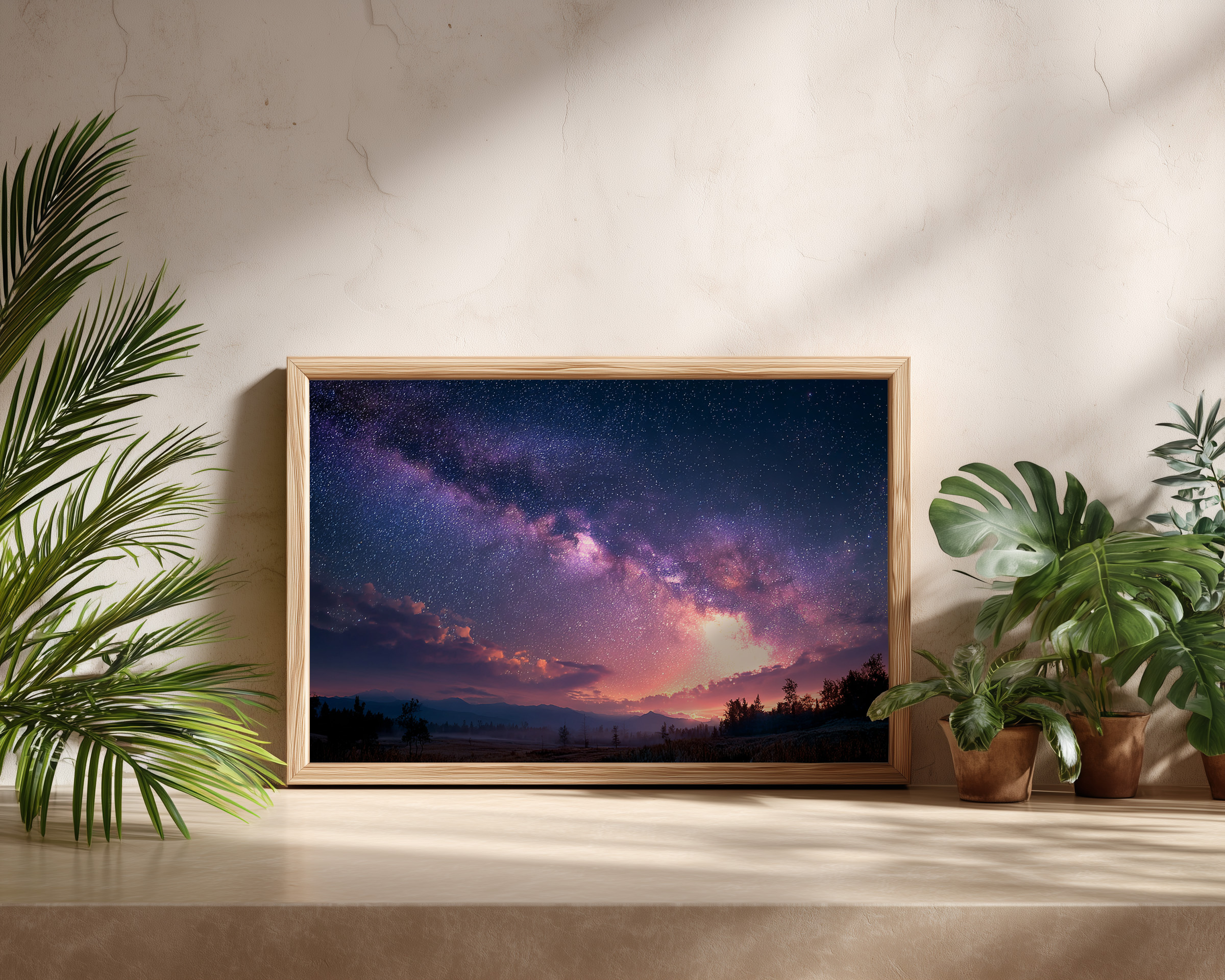 Cosmic Horizon – Milky Way Night Sky Wall Art