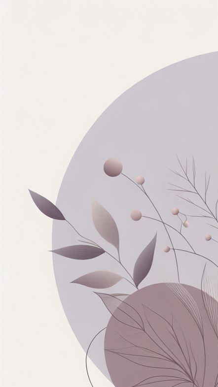 Minimalist Botanical Abstract Art Print – Soft Neutral Wall Décor
