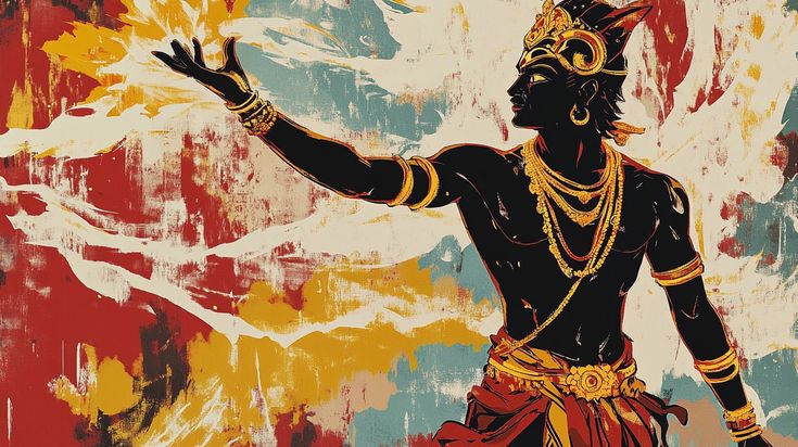 Divine Gesture of the Cosmic Warrior