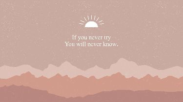 Motivational Quote Wall Art – “If You Never Try, You Will Never Know”