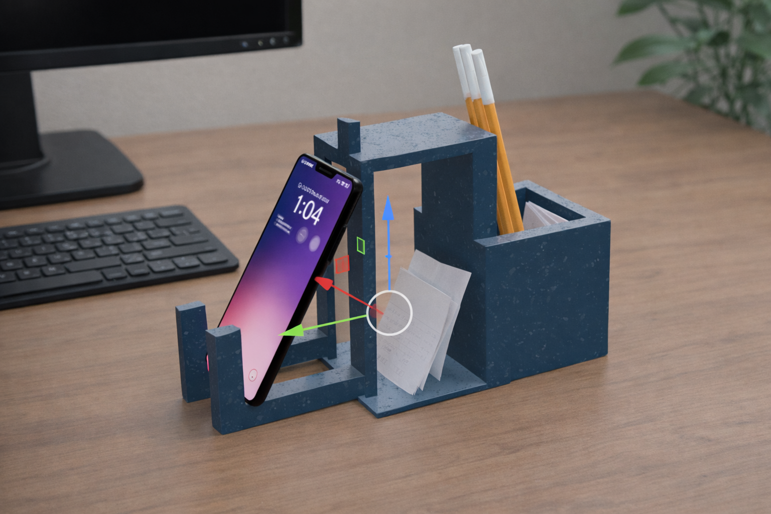Modular Desk Organizer STL