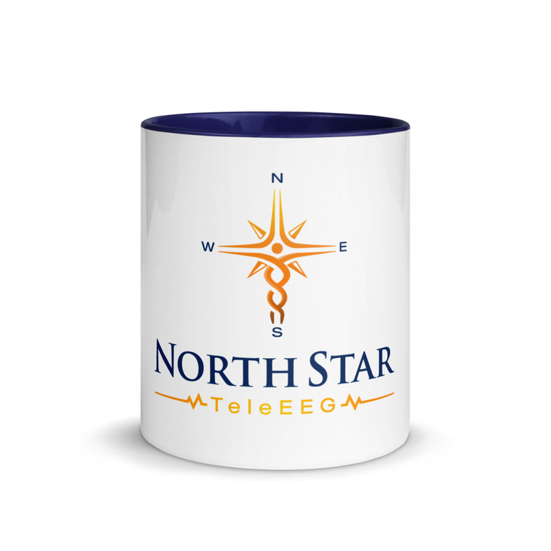 Mug with color inside and on the handle