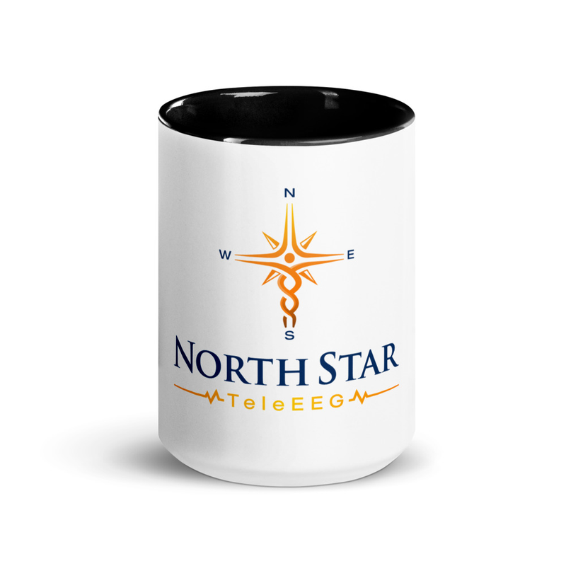 Mug with color inside and on the handle