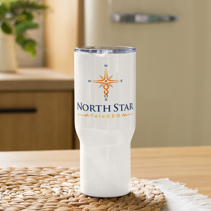 Logo 1 travel mug with a handle