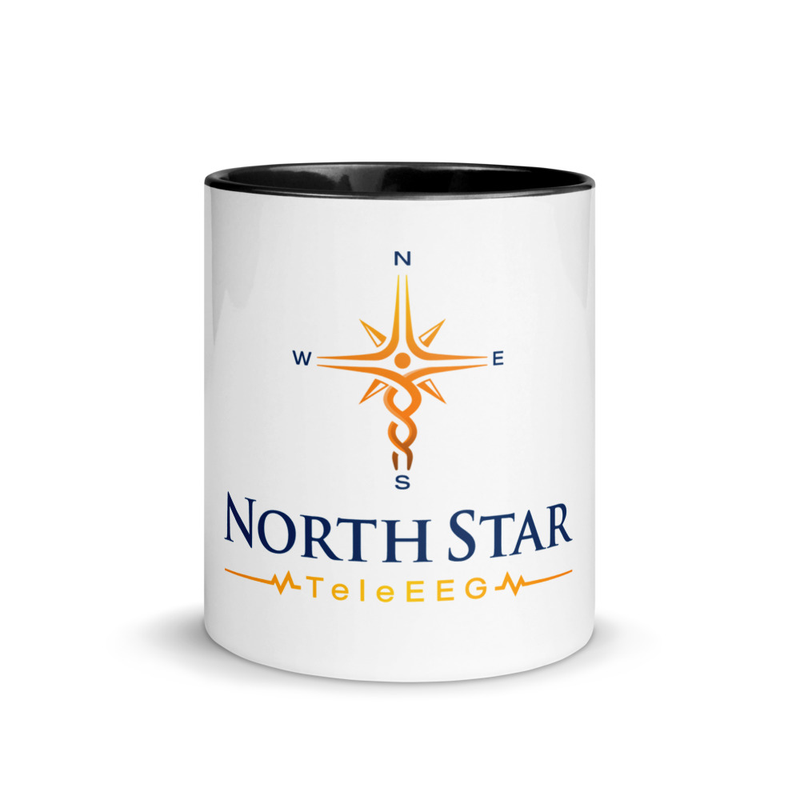 Mug with color inside and on the handle