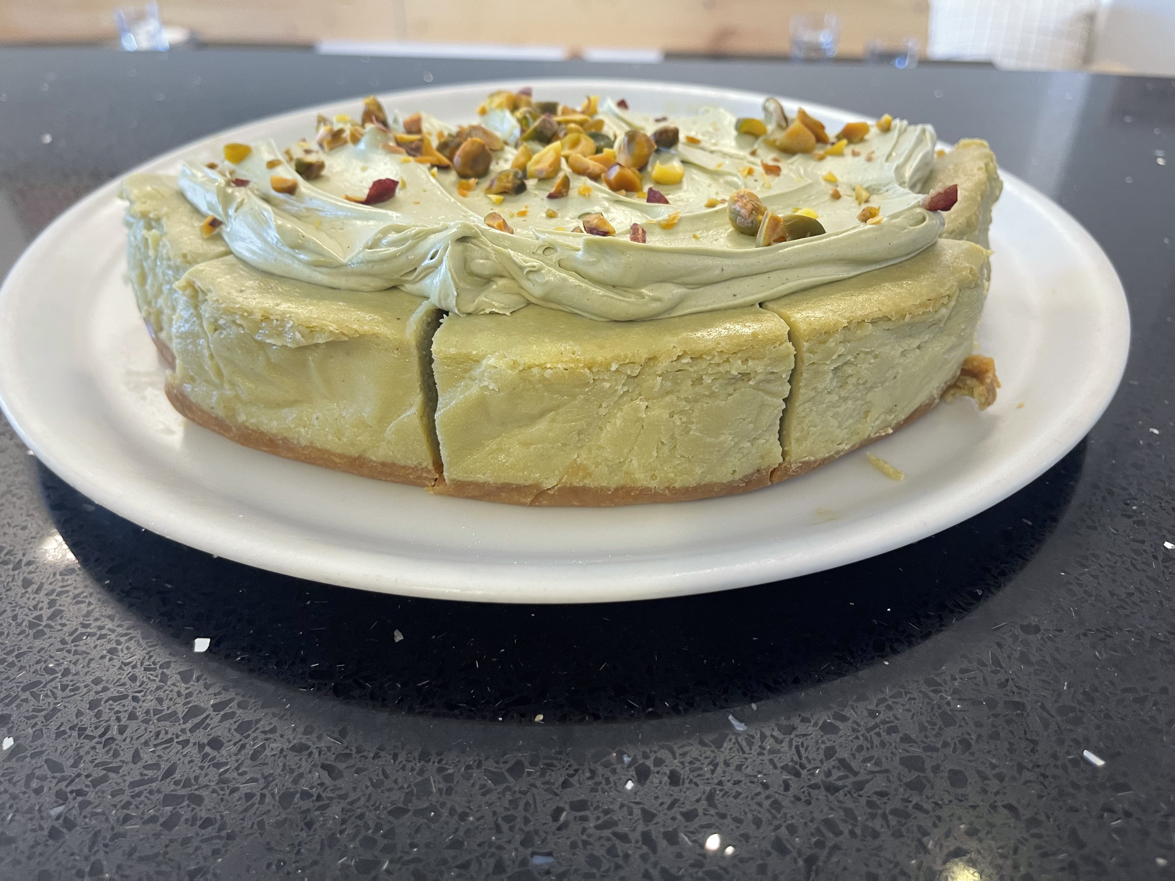 Pastel de pistache