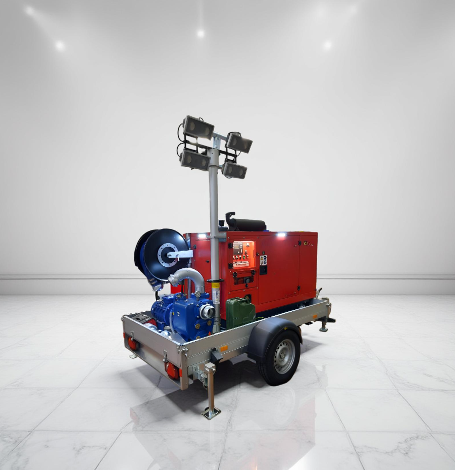 Torre de iluminación móvil