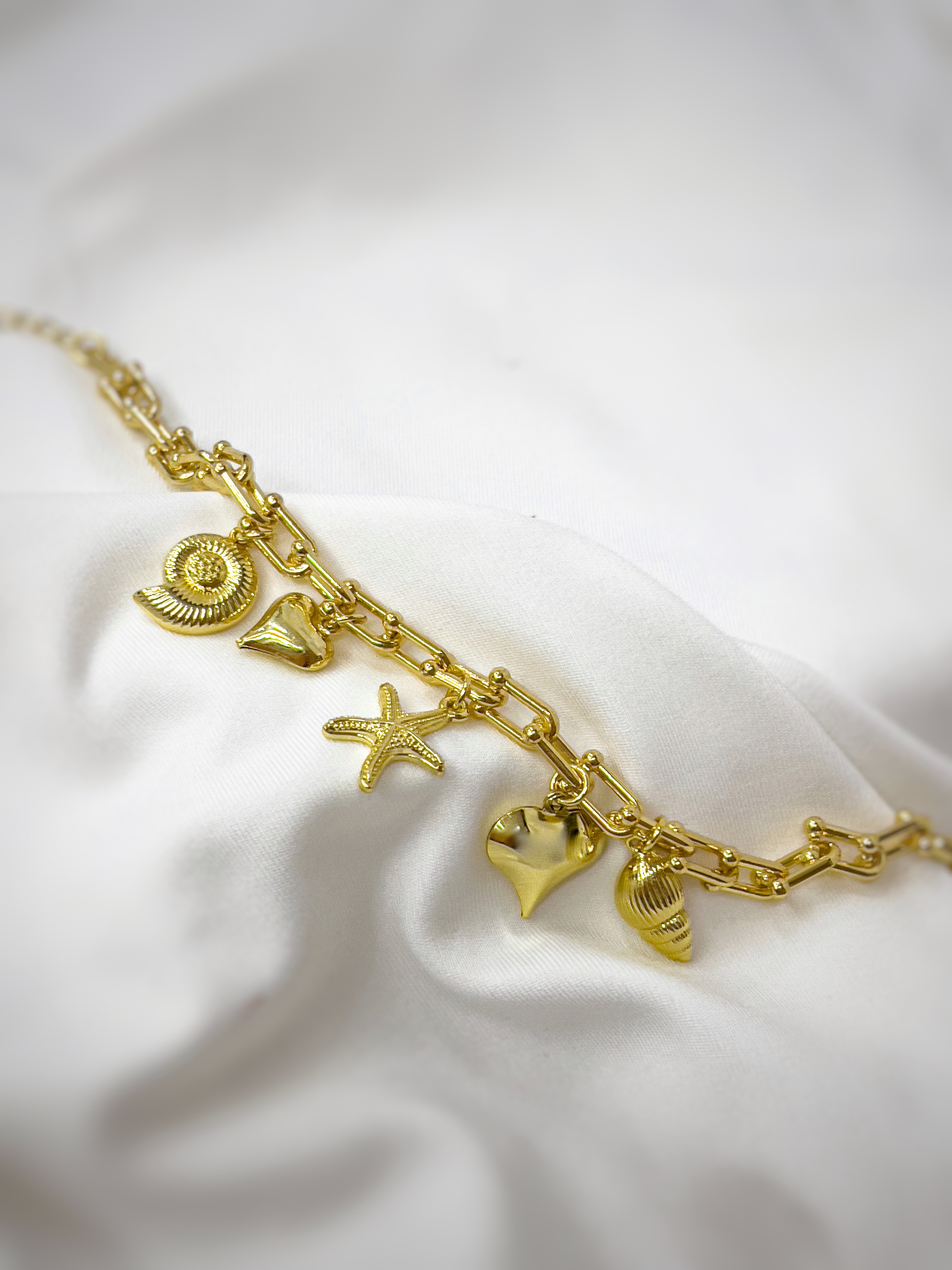 اسوارة تيفاني مع نجمة بحر وصدف