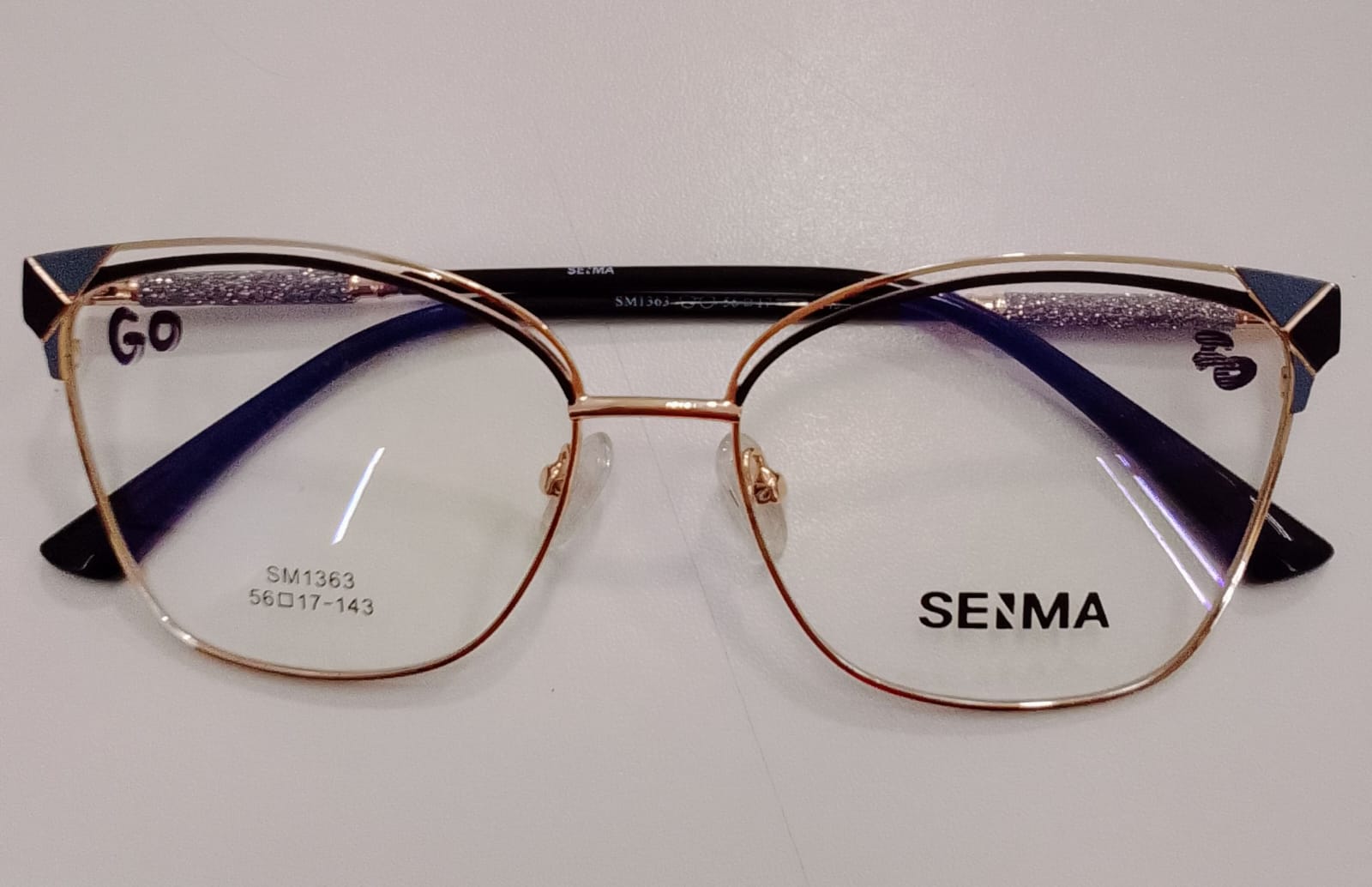 Gafas de montura dorada SENMA