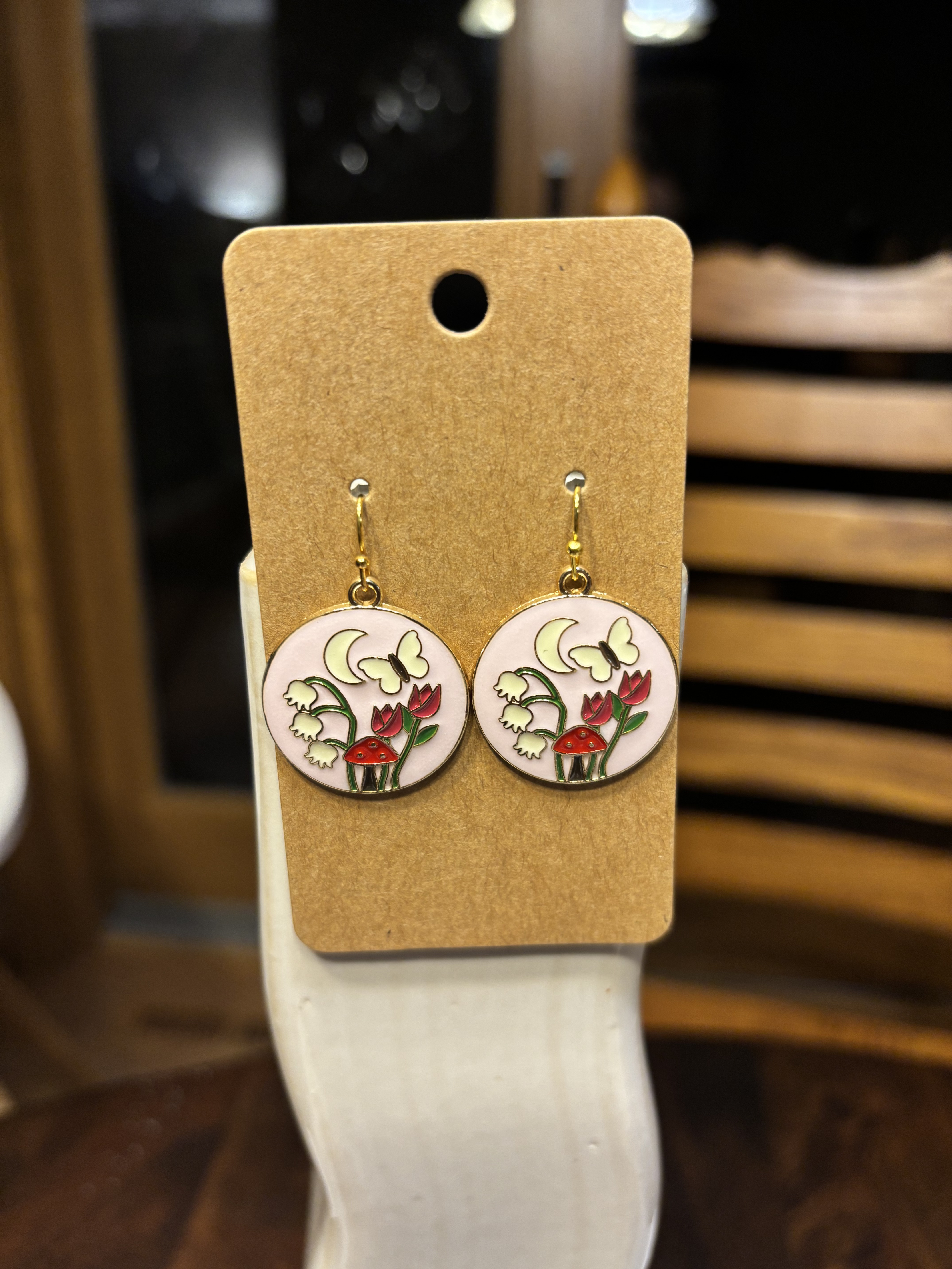 Floral Butterfly Earrings