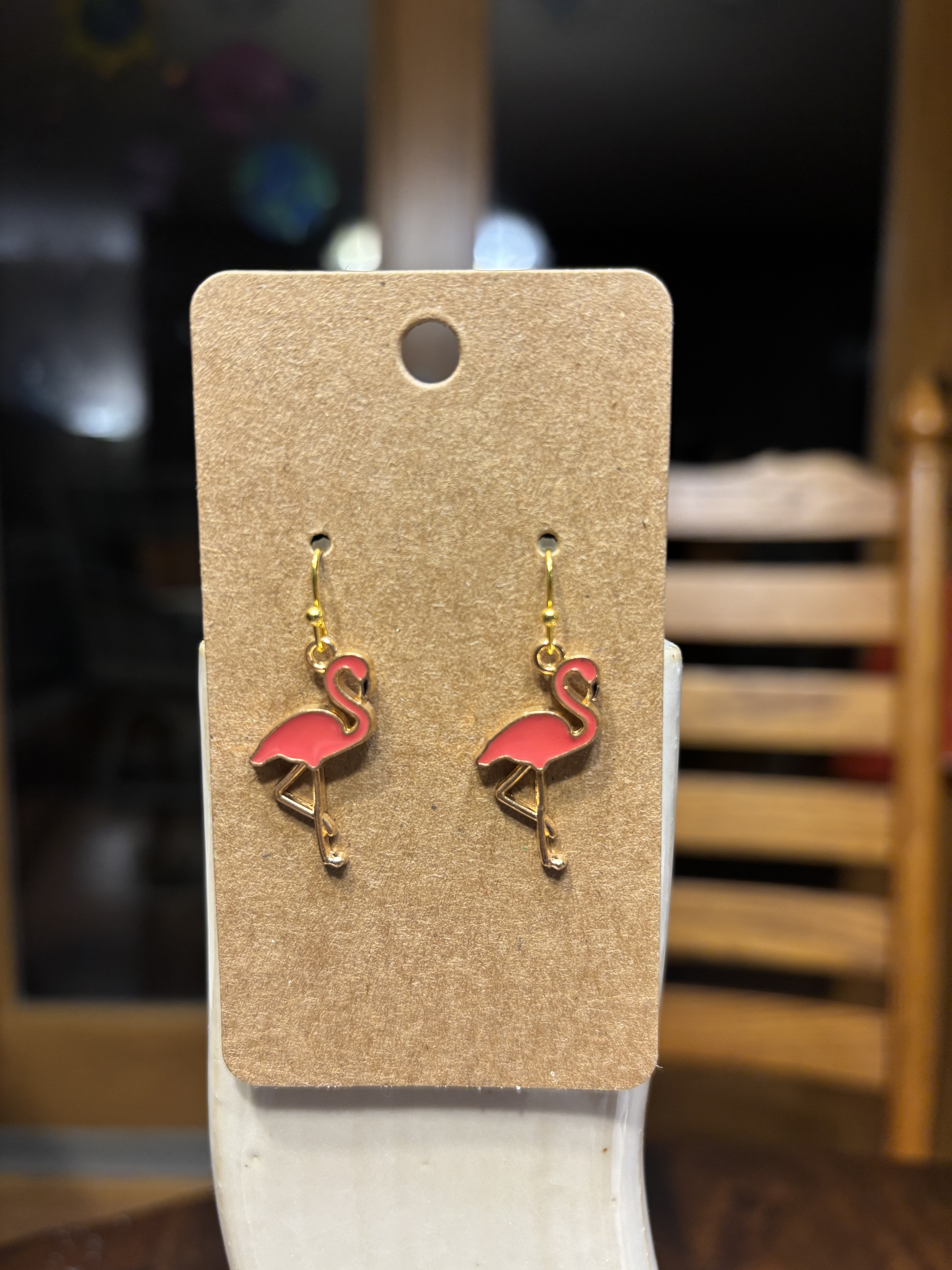Pink Flamingo Earrings