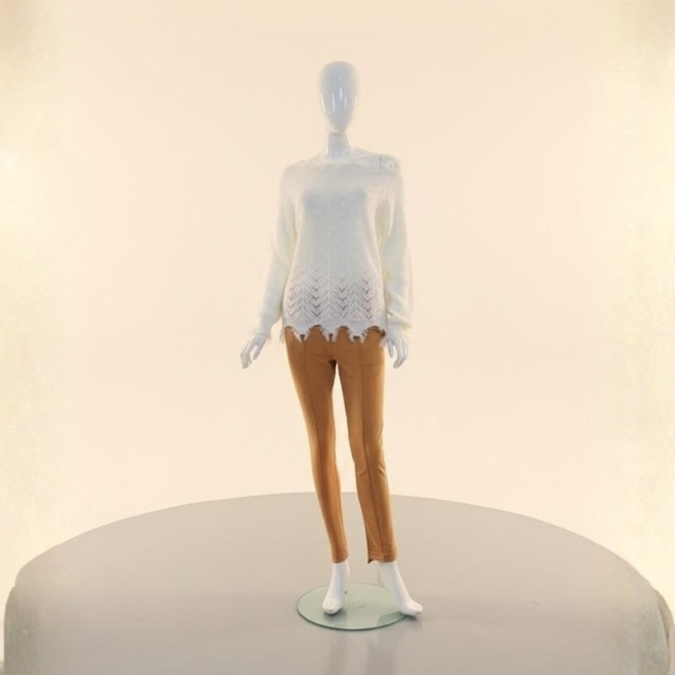 Suéter Blanco De Punto