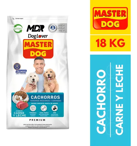 Master Dog Cachorro carne y leche 18 kg