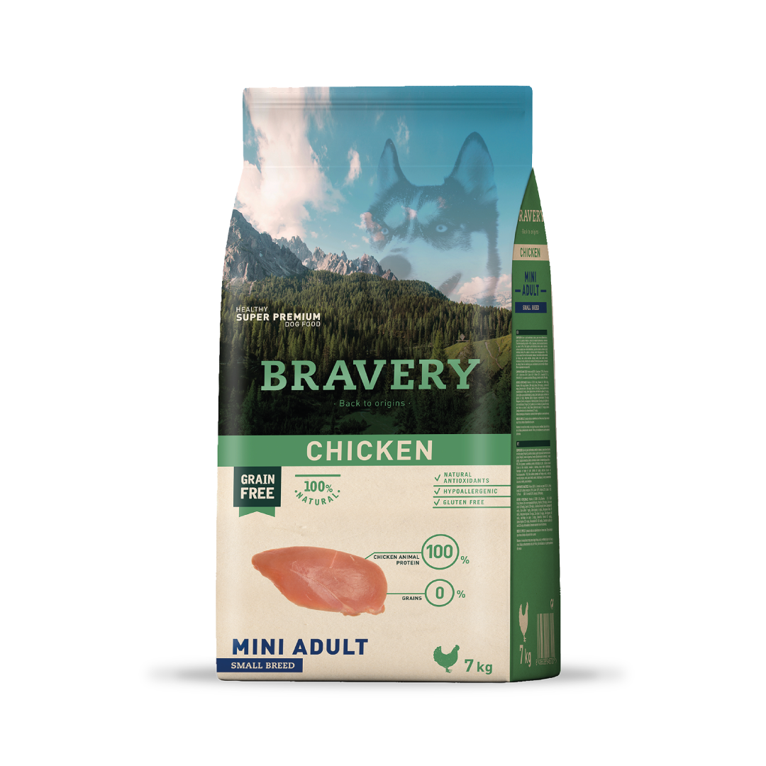 Bravery Chiken mini Adulto small 7 kg