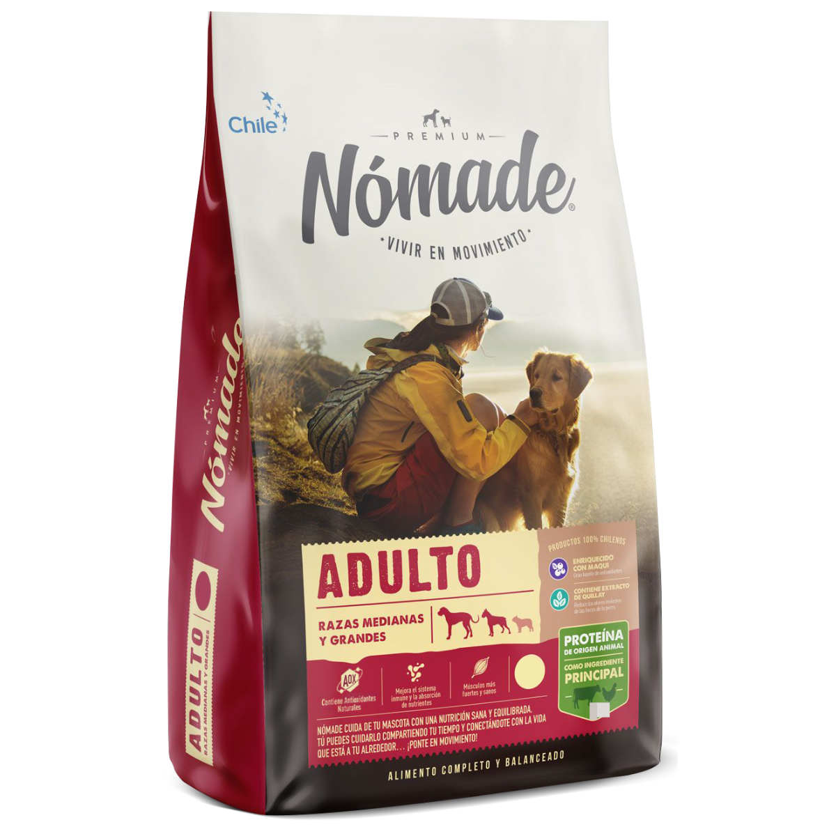 Nomade Adulto razas medianas y grandes 20 kg 