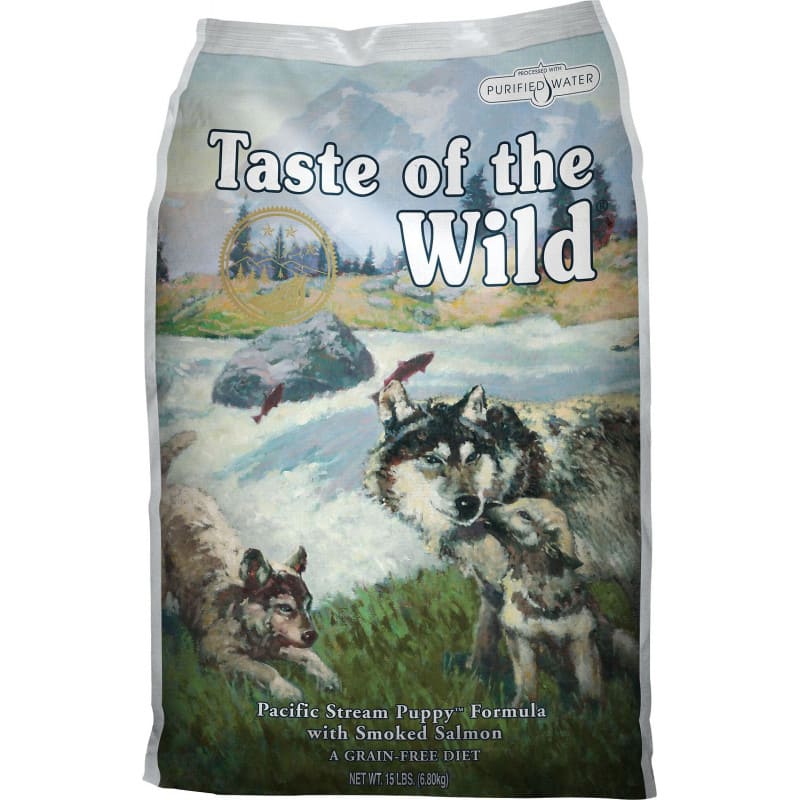 Taste Of The Wild Pacific Stream Puppy whit smoke salmón 12,2 kg 