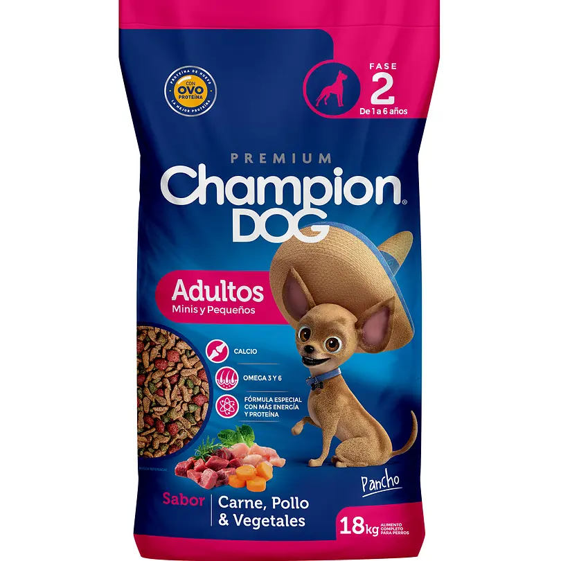 Champion Dog Adulto Raza Pequeña 18 kg 
