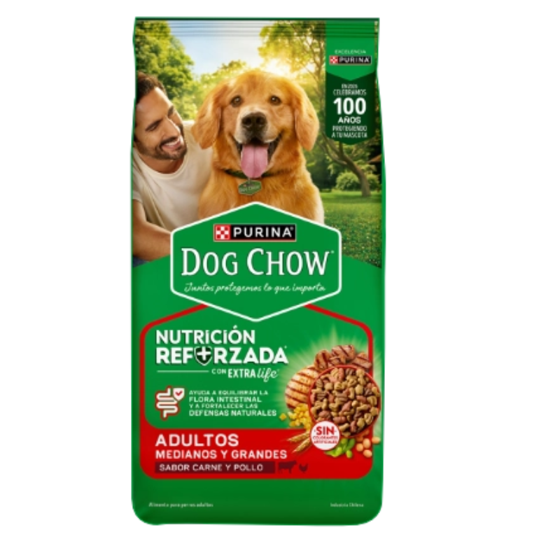 Dog Chow Adulto Mediano y Grande 24 kg 