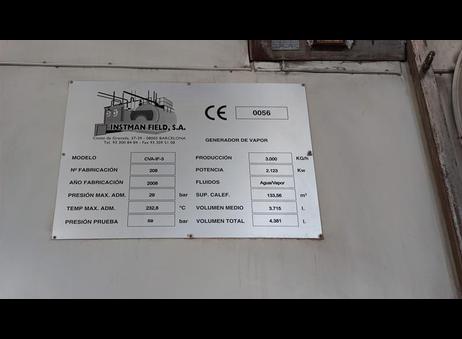 Insman Field CVA-IF-3 water-tube steam boiler