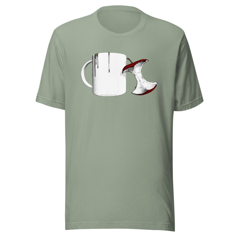 Coffee and an Apple Unisex t-shirt