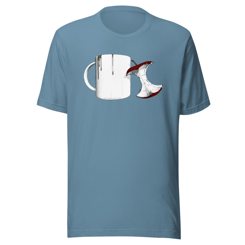 Coffee and an Apple Unisex t-shirt