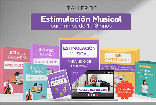 Taller De Estimulación Musical Para Niños De 1 a 8 Años