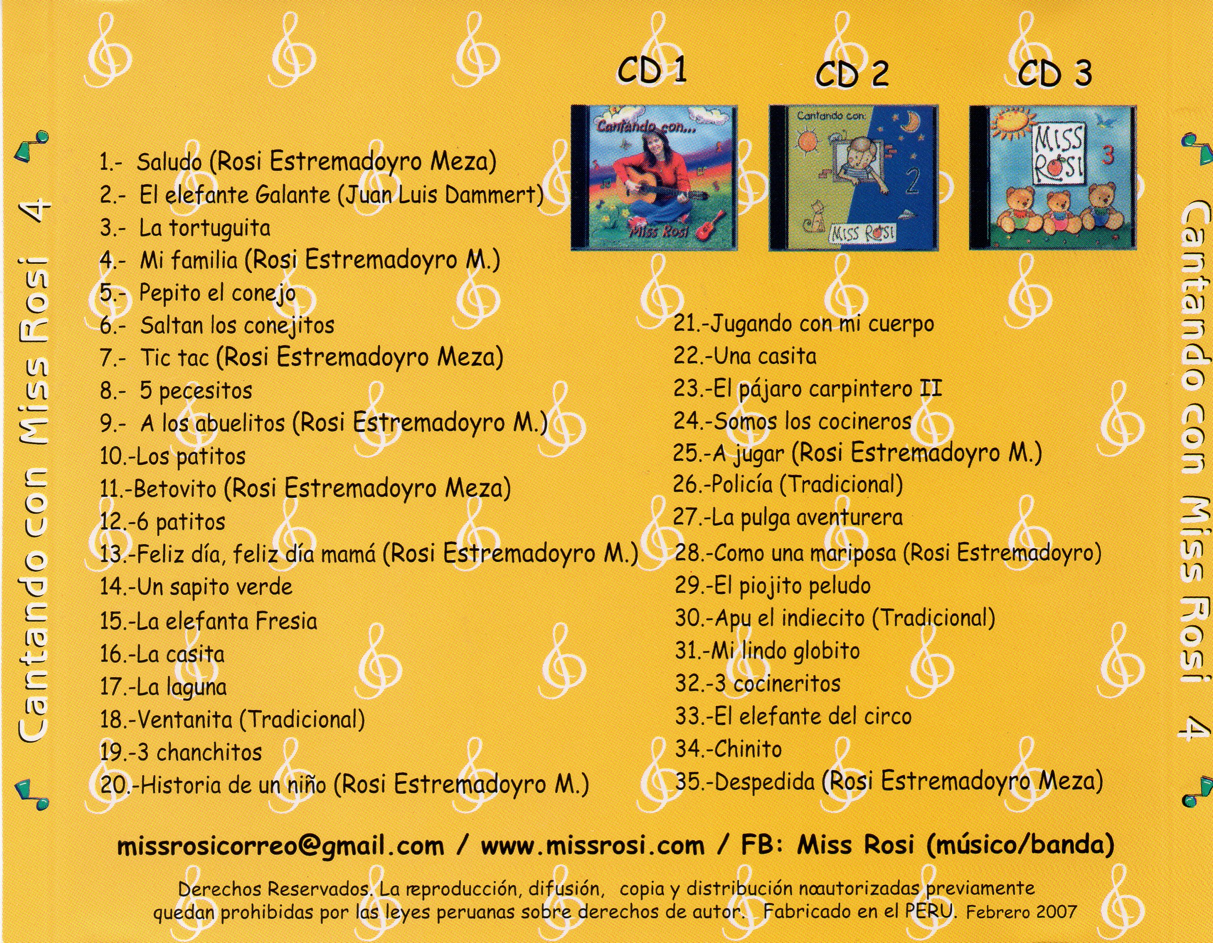 CD físico + Envío: Cantando con Miss Rosi 4 