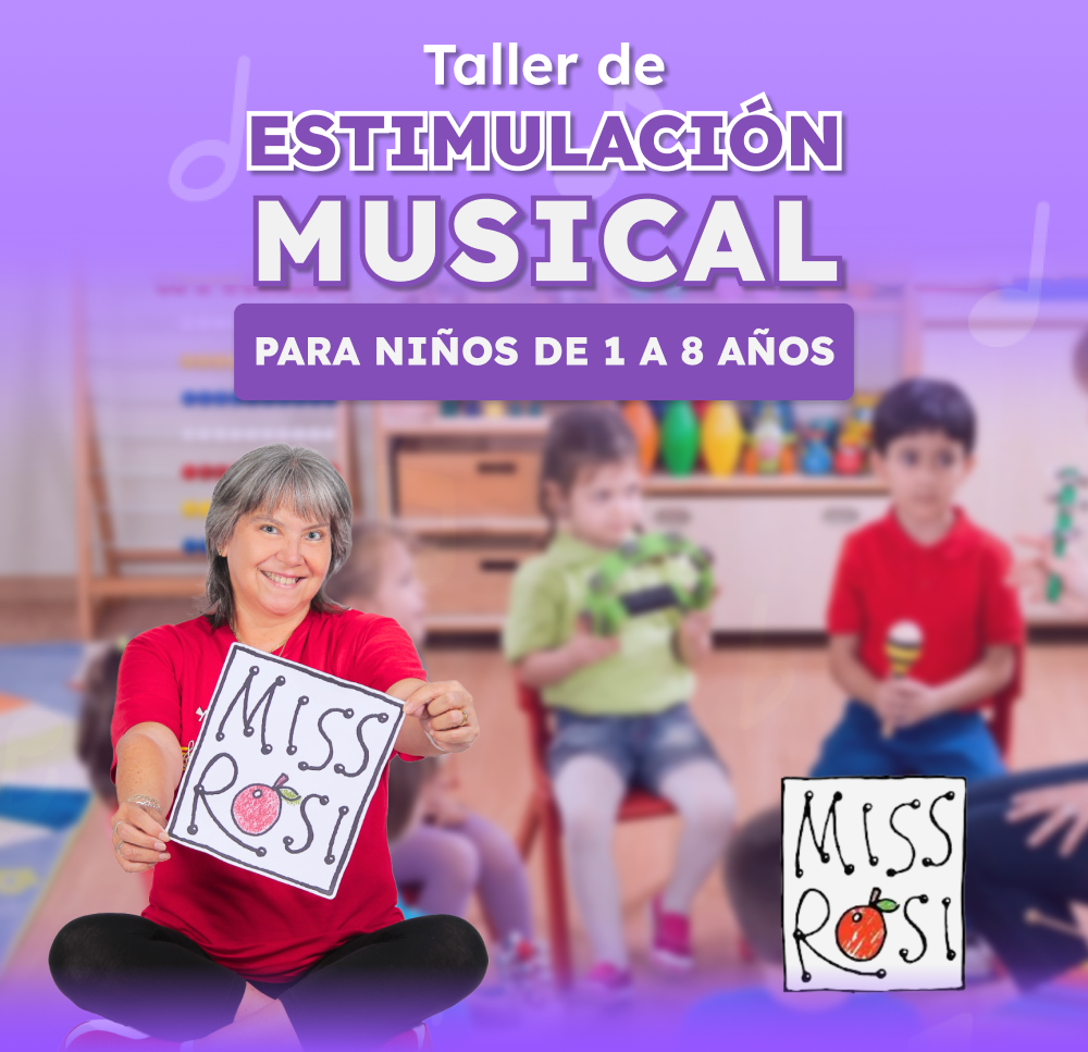 Taller De Estimulación Musical Para Niños De 1 a 8 Años
