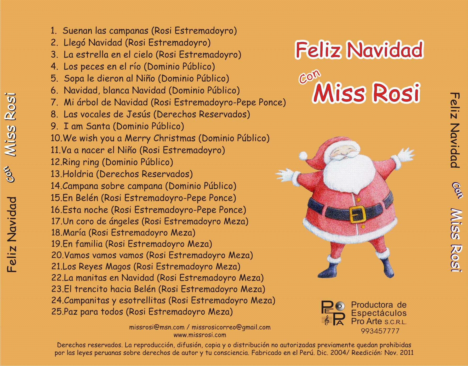 CD físico + Envío: Feliz Navidad con Miss Rosi 1