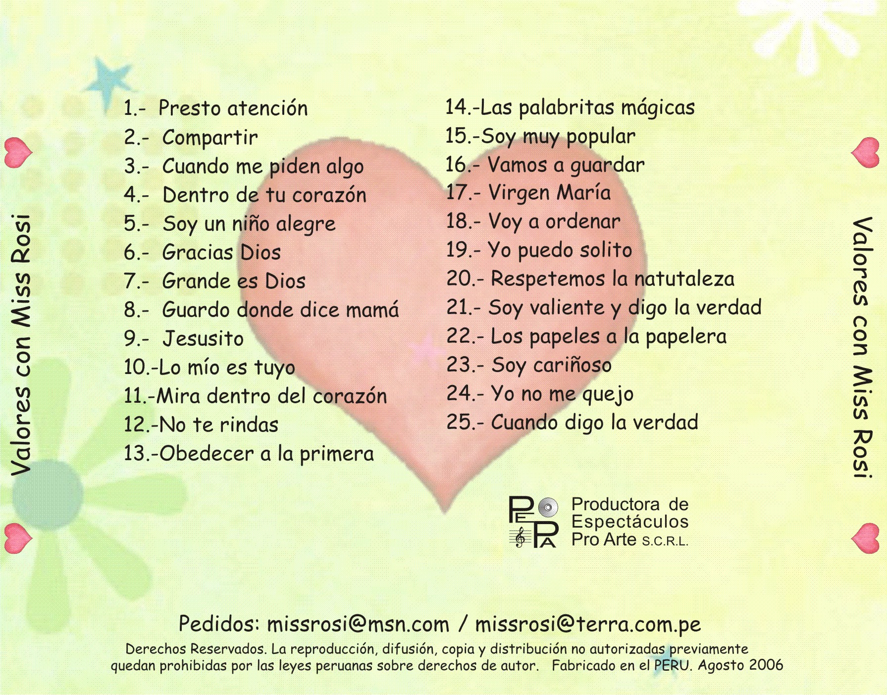 CD físico + Envío: Estimulación prenatal con Miss Rosi