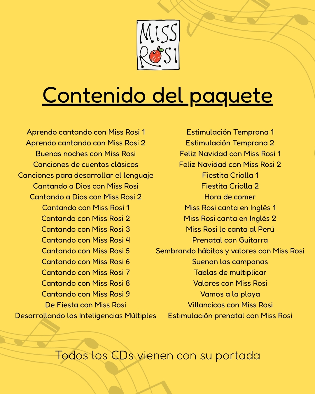 Todos mis discos de la tienda: +30 Discos de música infantil de Miss Rosi