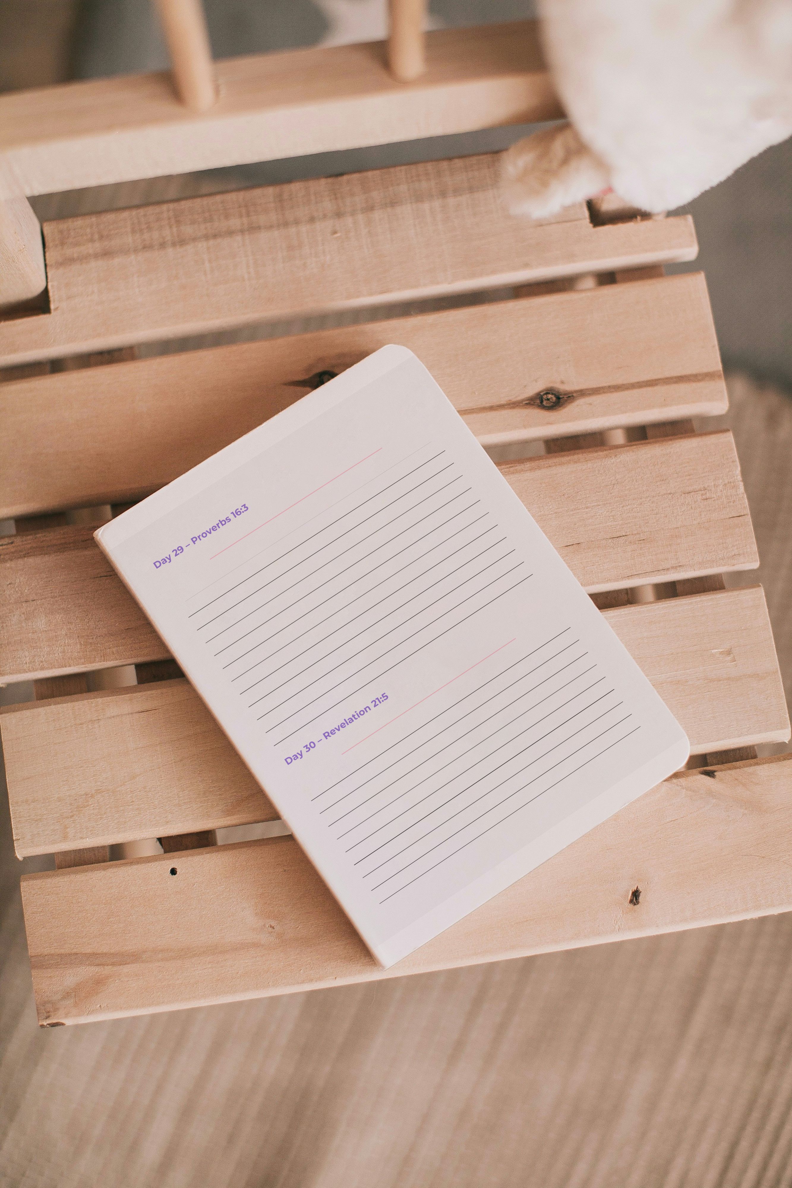 Women's 30-Day Mindset Shift Scripture Writing Plan