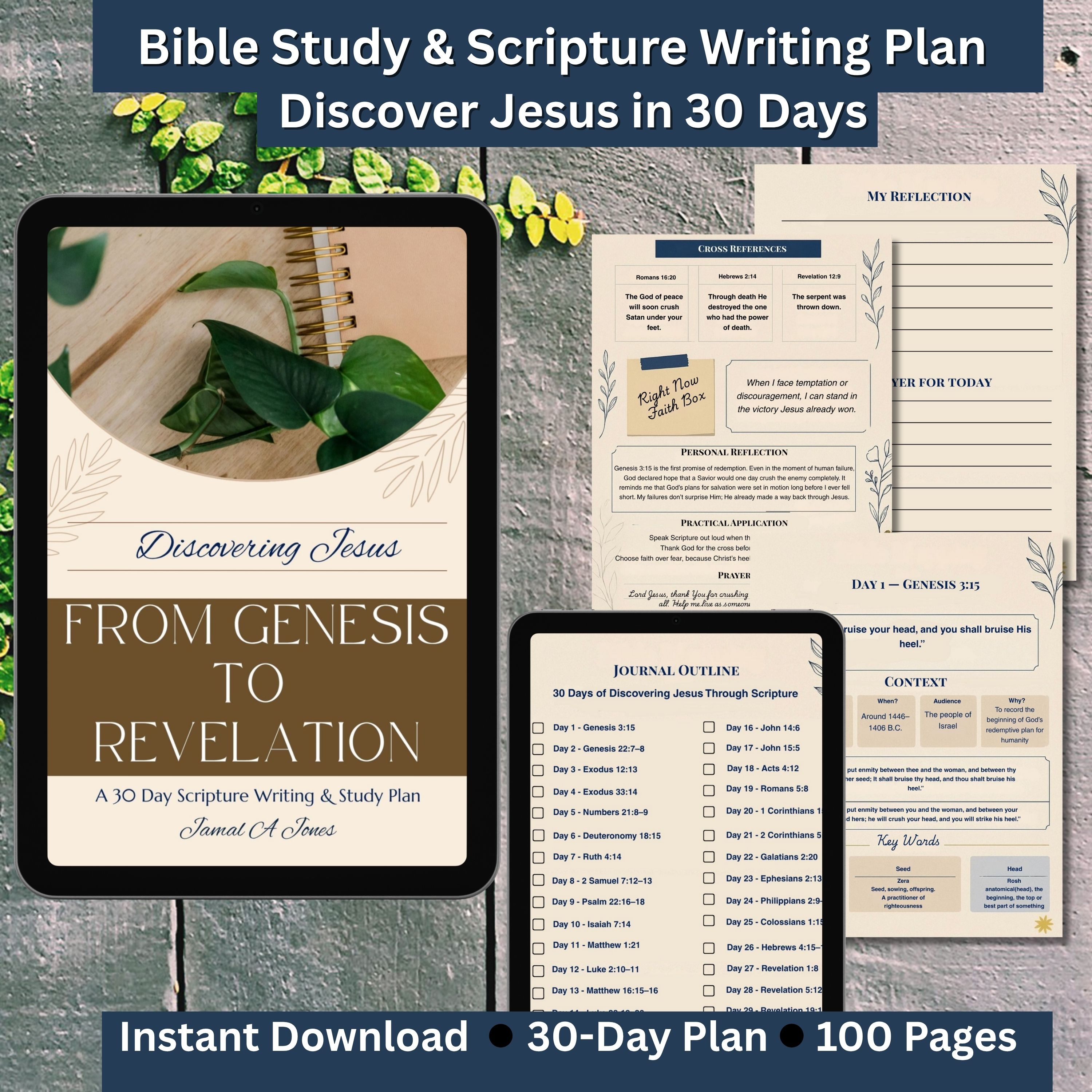 Discovering Jesus from Genesis to Revelation in 30 Days