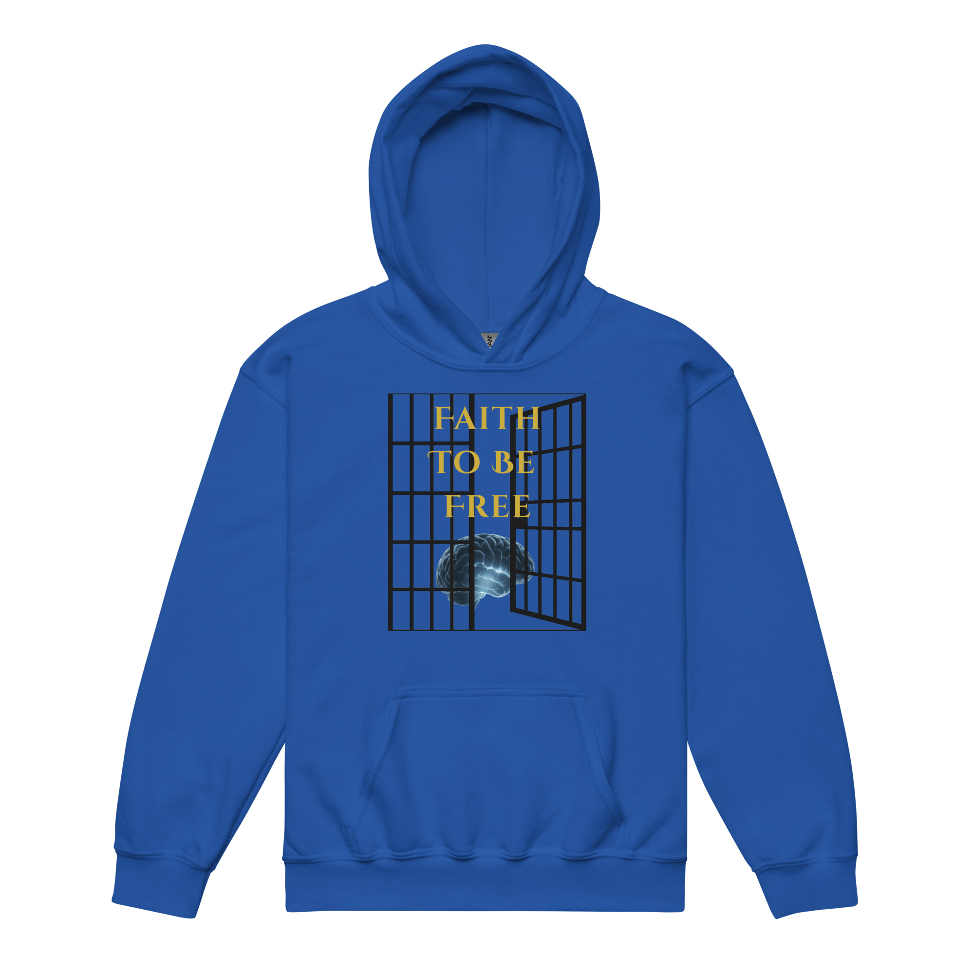 Faith To Be Free Youth Hoodie