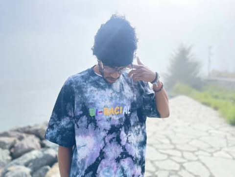 Bi-Racial Brand Oversized Tie-Dye T-Shirt