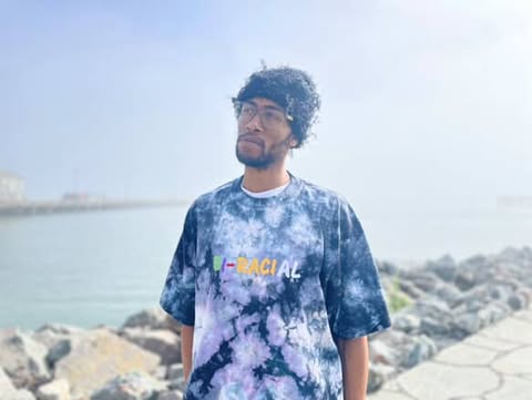 Bi-Racial Brand Oversized Tie-Dye T-Shirt