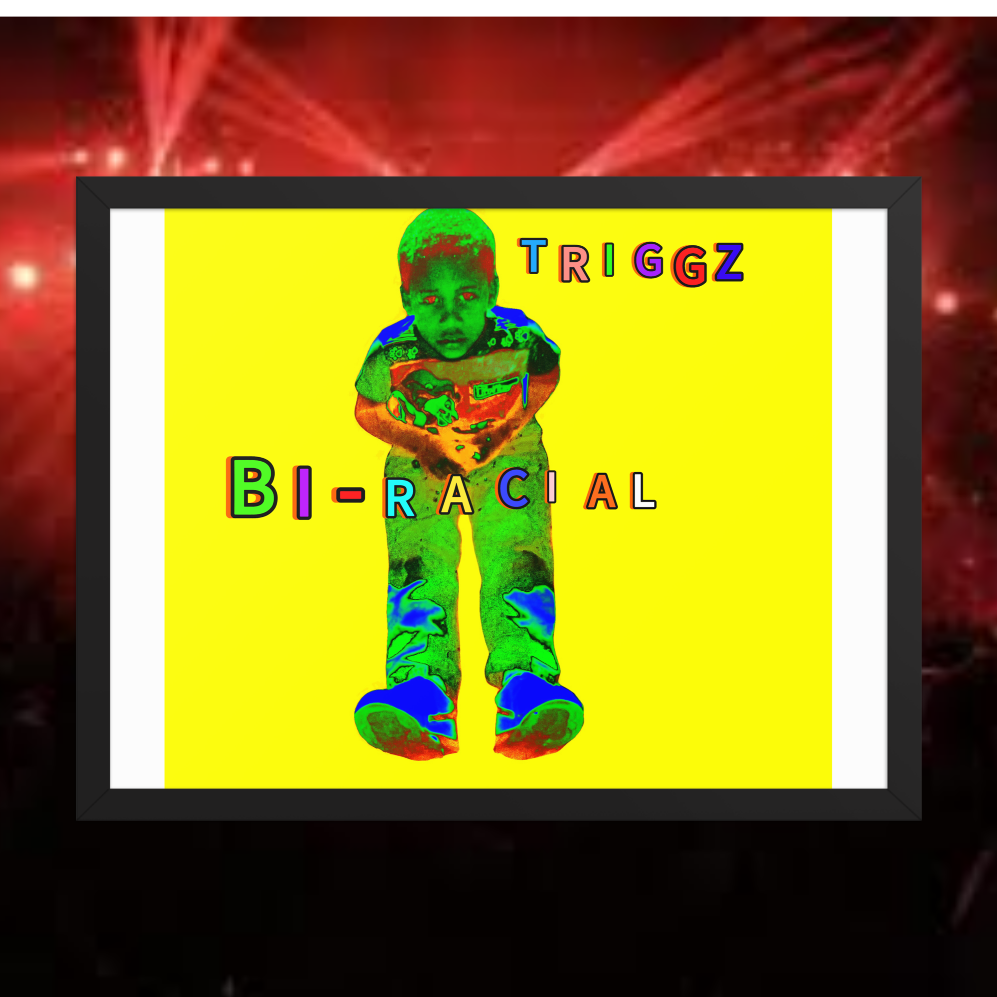 BI-RACIAL Framed Poster 10 x 10