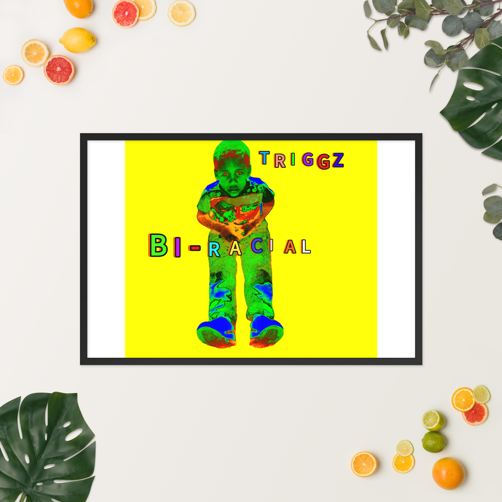 BI-RACIAL Framed Poster 10 x 10