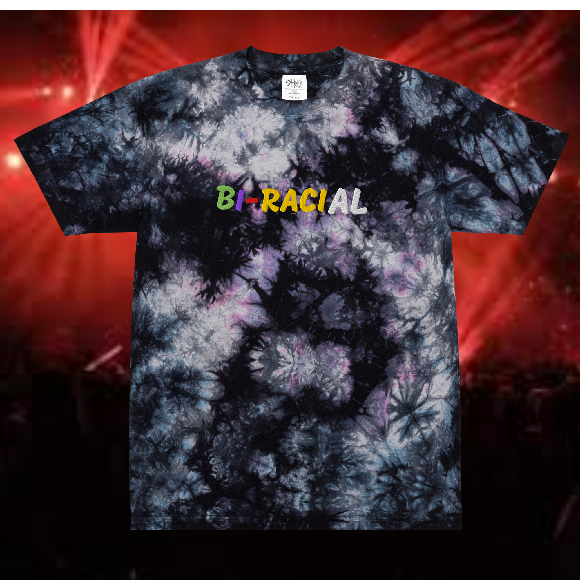 Bi-Racial Brand Oversized Tie-Dye T-Shirt