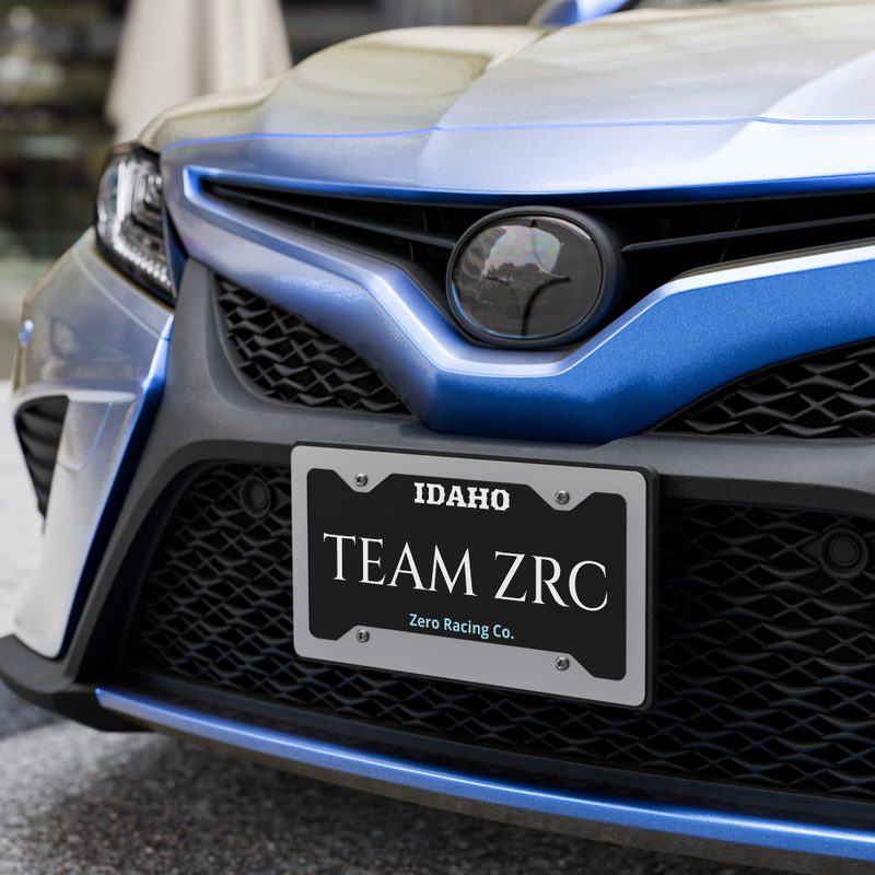 Zero Racing Co. "Team ZRC" Custom Vanity Plate