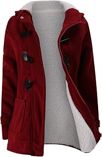Women's Red Fleece Winter Coat