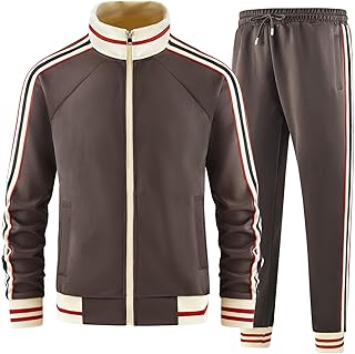 Men's Brown Tracksuit Set