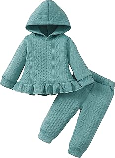 Kids Cable Knit Hoodie Set