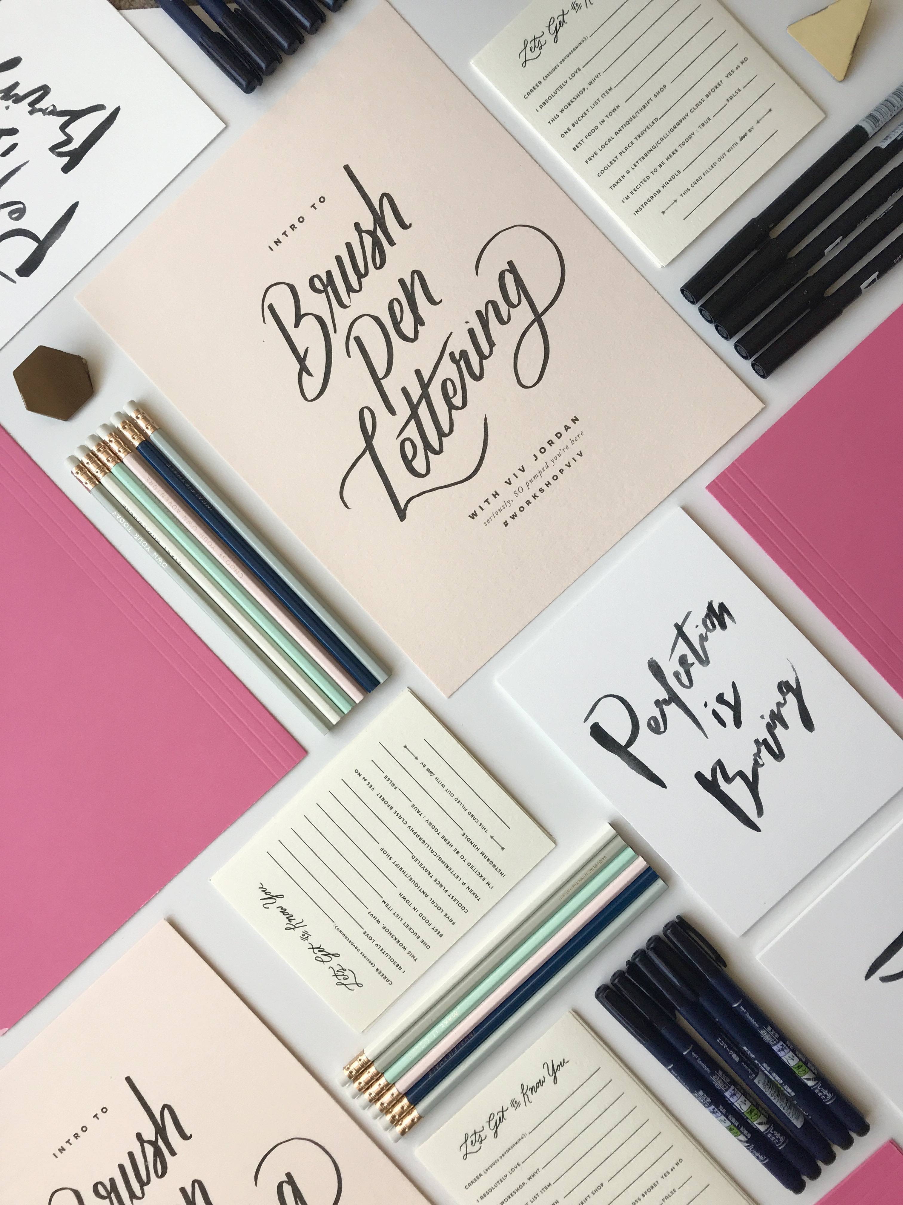 Intro to Brush Pen Lettering Class *Christmas Class* - 12/4/25