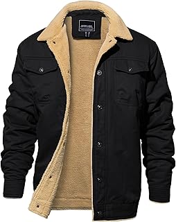 Men's Fleece Lined Winter Jacket