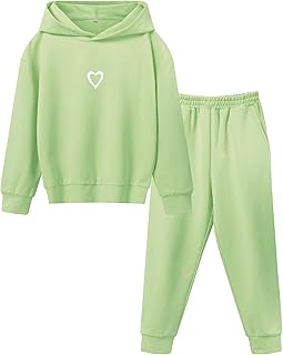 Green Kids Hoodie and Jogger Set